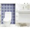 Homeroots 7 x 7 in. Blue & White Mosaic Peel & Stick Removable Tiles 399828 - alternate 3